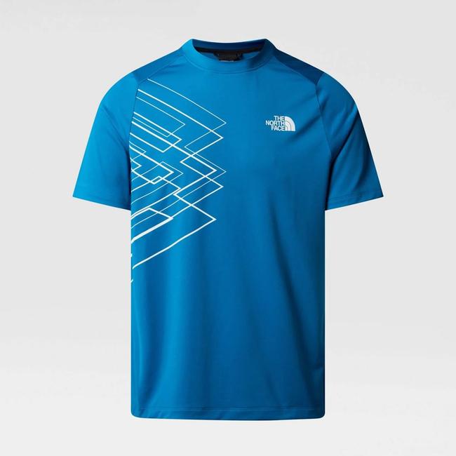  The North Face Erkek Mountain Athletics Mavi Günlük T-Shirt