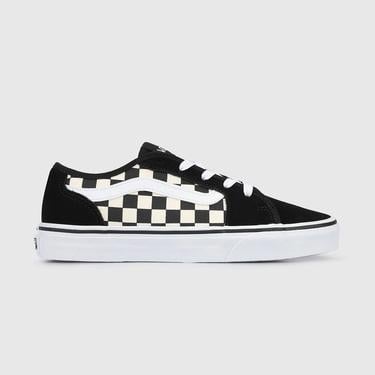  Vans Checkerboard Filmore Decon Kadın Siyah Sneaker
