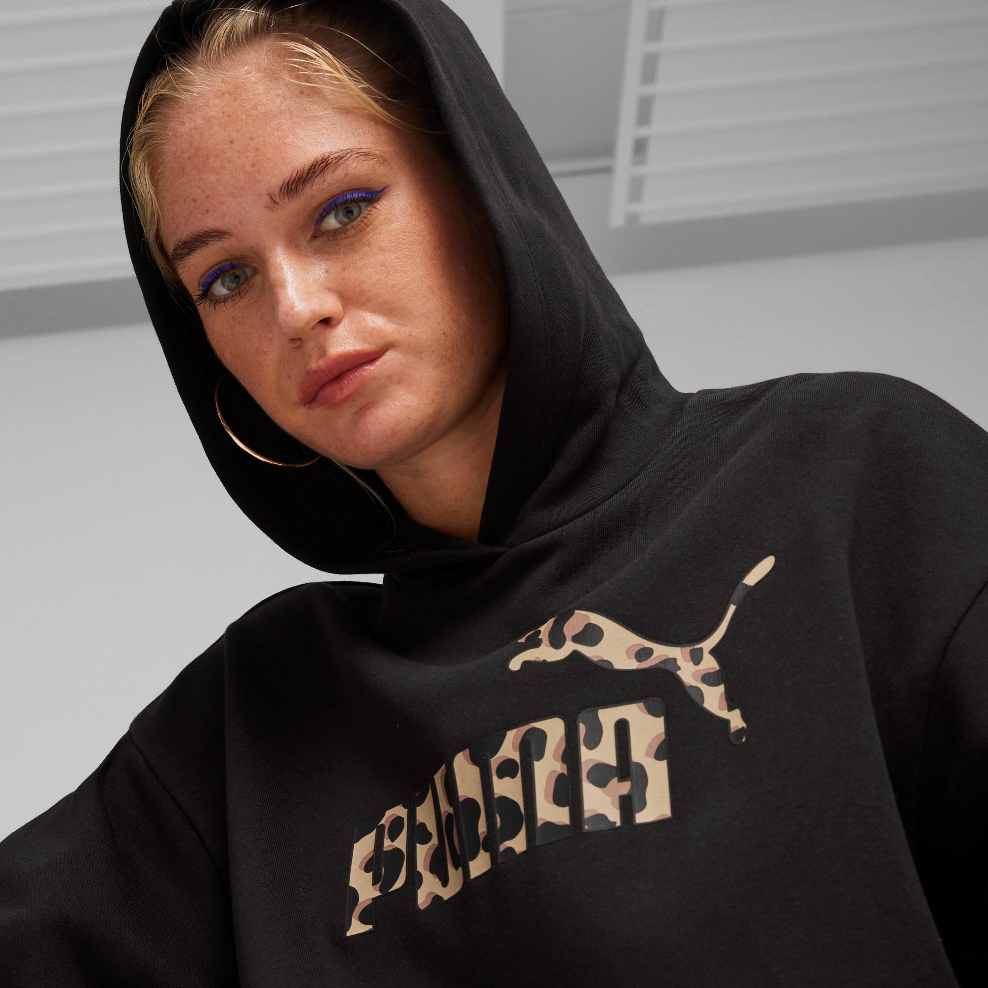 Puma Ess+ Anımal Hoodie Tr Kadın Siyah Sweat