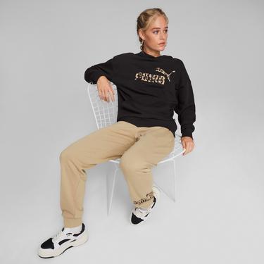  Puma Ess+ Anımal Hoodie Tr Kadın Siyah Sweat