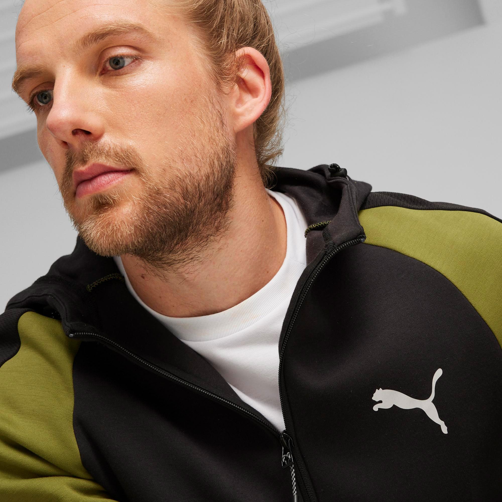 Puma Evostrıpe Full-Zip  Unisex Yeşil Sweatshirt