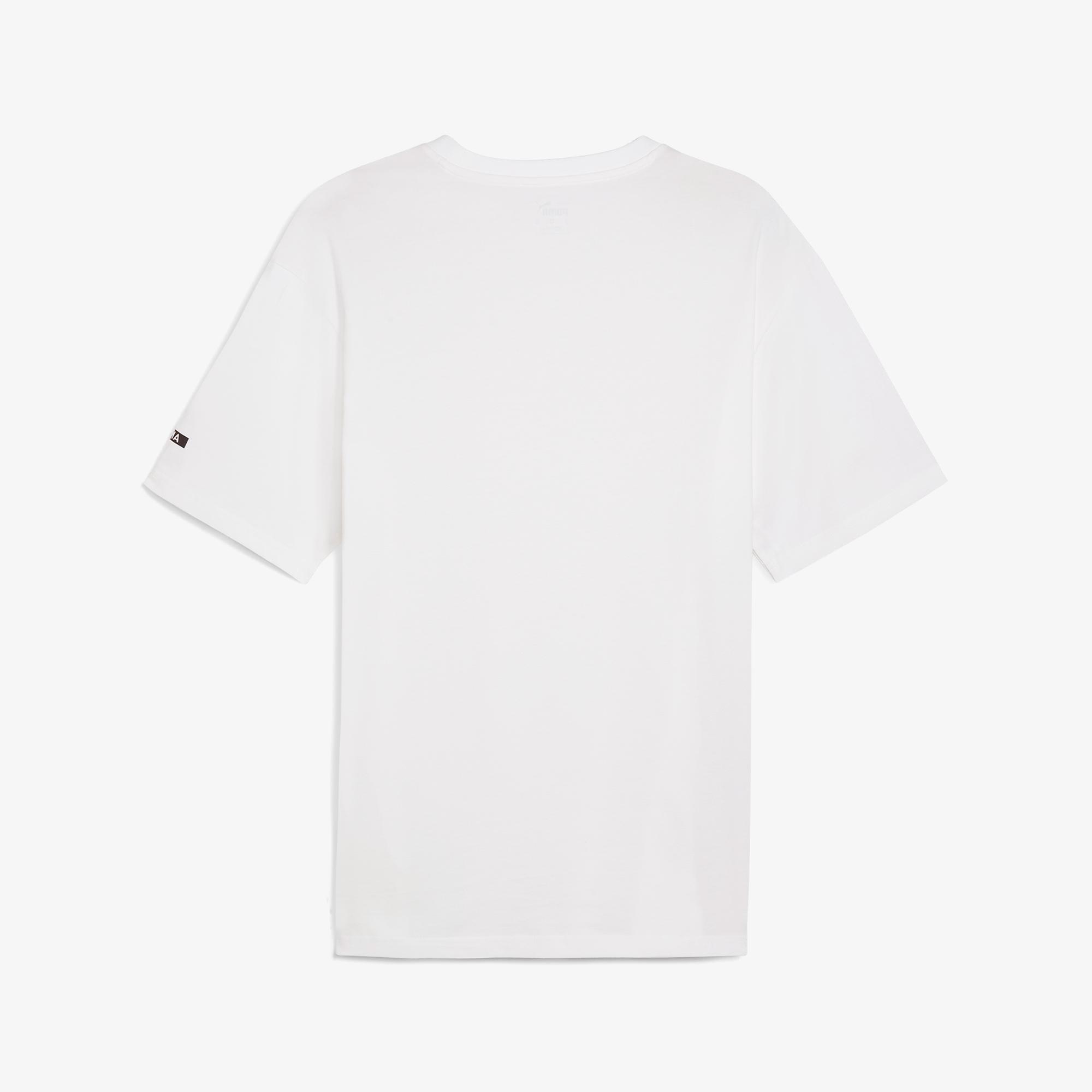 Puma Rad/Cal Unisex Beyaz T-Shirt