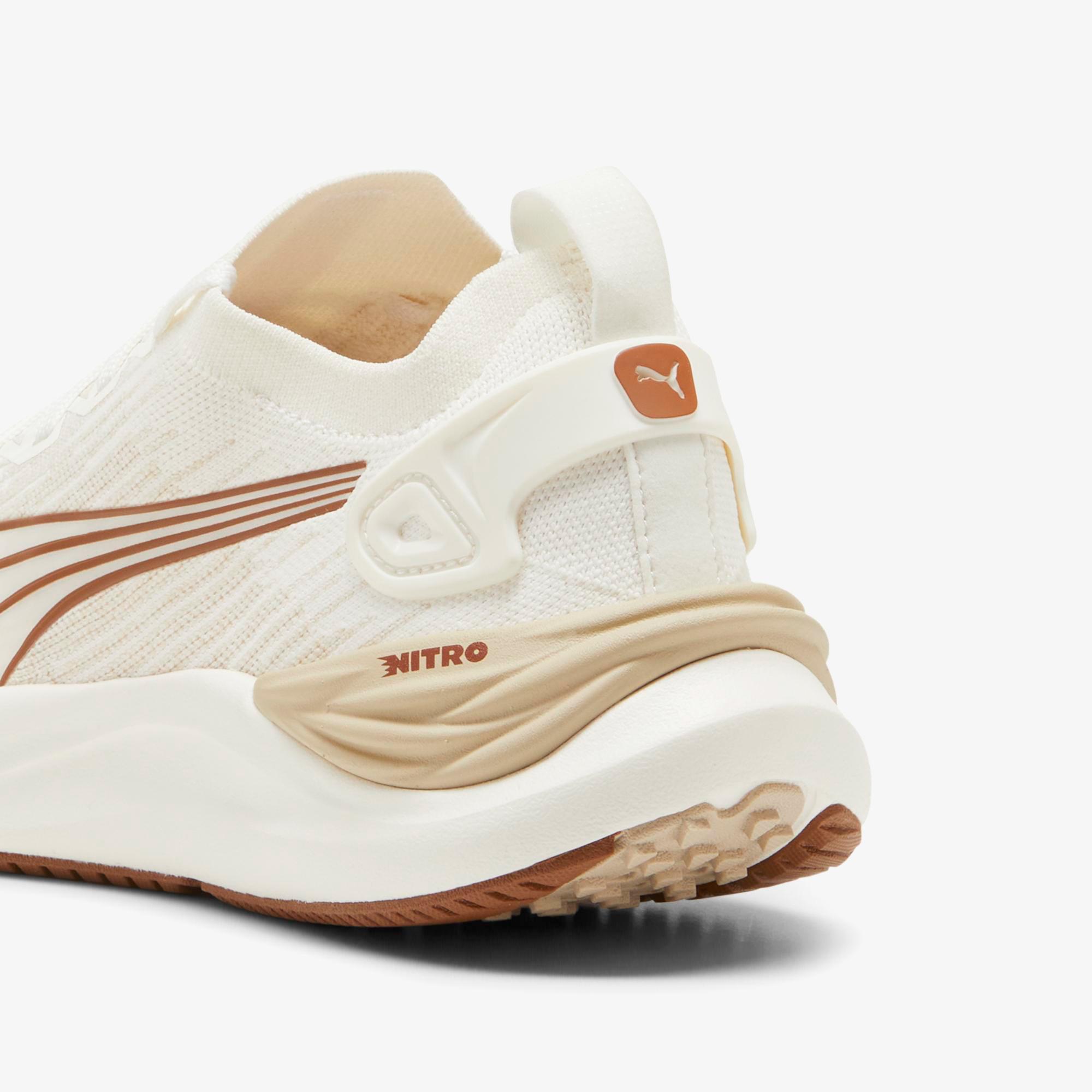 Puma Electrify Nitro  3 Knit Wn Kadın Krem Koşu Ayakkabısı