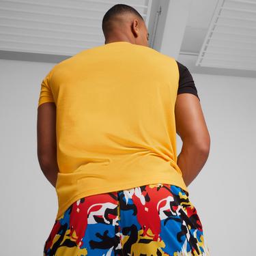  Puma State Champs Unisex Sarı Günlük T-Shirt