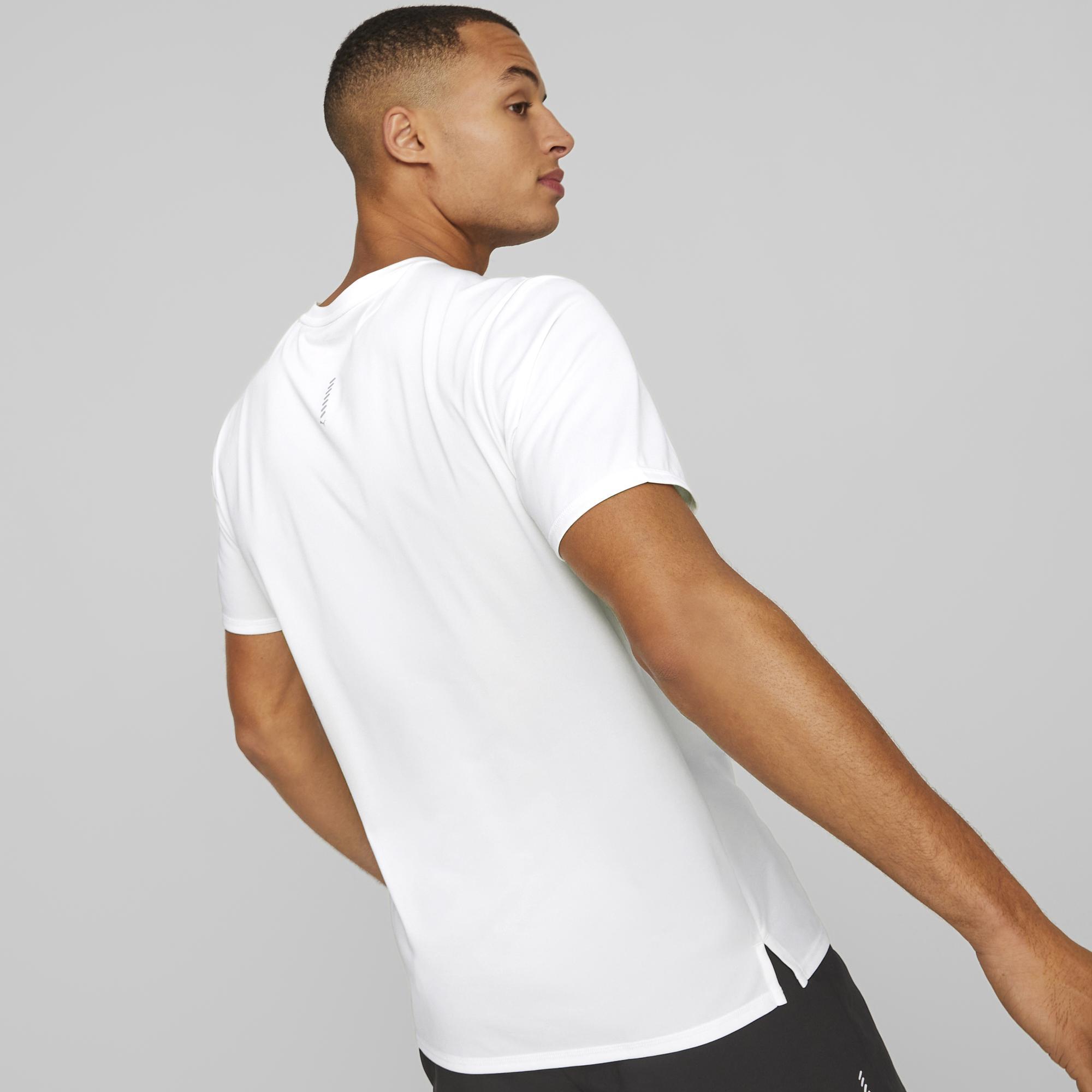 Puma Run Favorıte Heather Unisex Beyaz T-Shirt