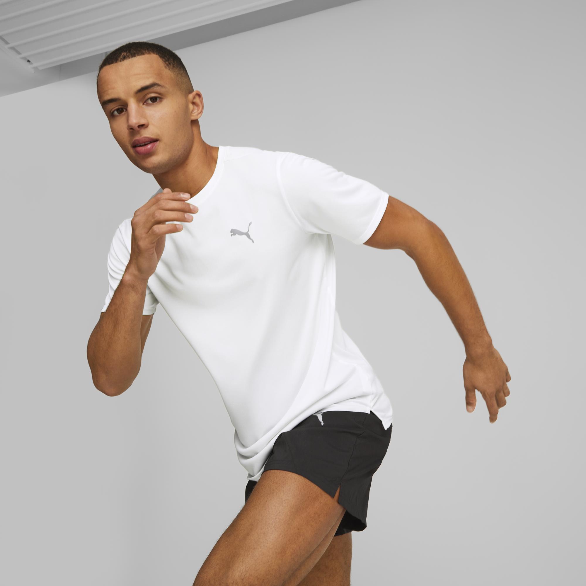 Puma Run Favorıte Heather Unisex Beyaz T-Shirt