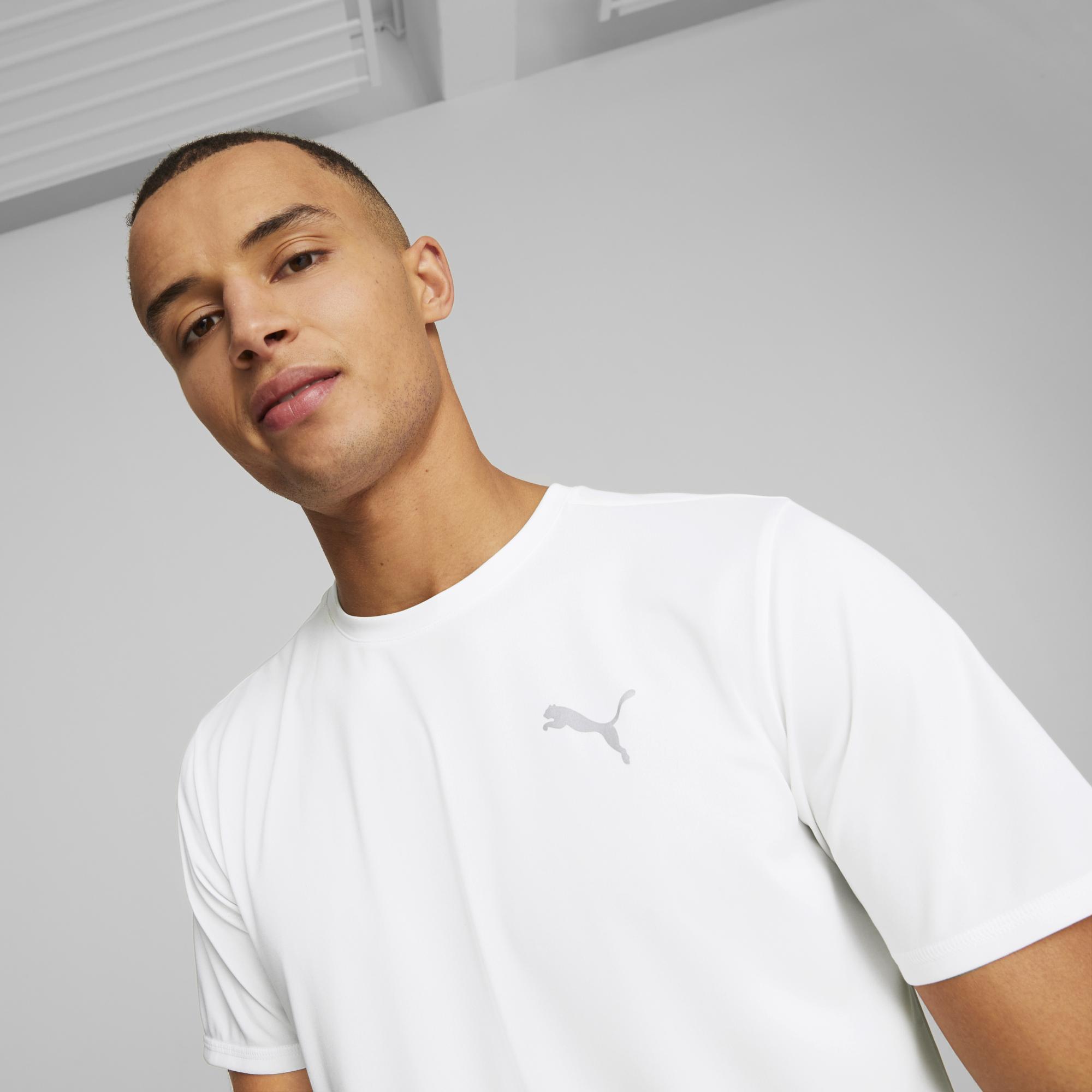 Puma Run Favorıte Heather Unisex Beyaz T-Shirt