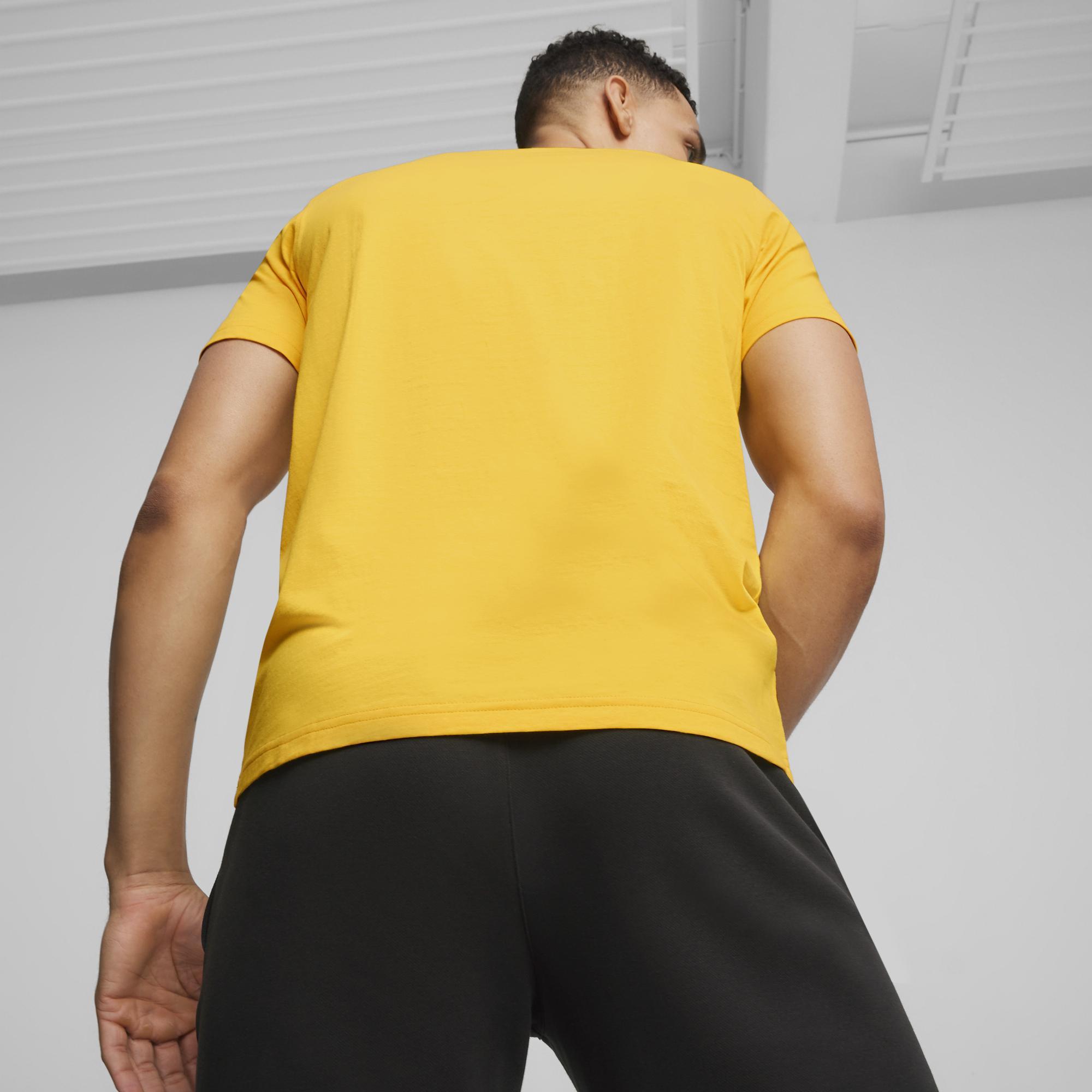 Puma The Hooper 1 Erkek Sarı Günlük T-Shirt