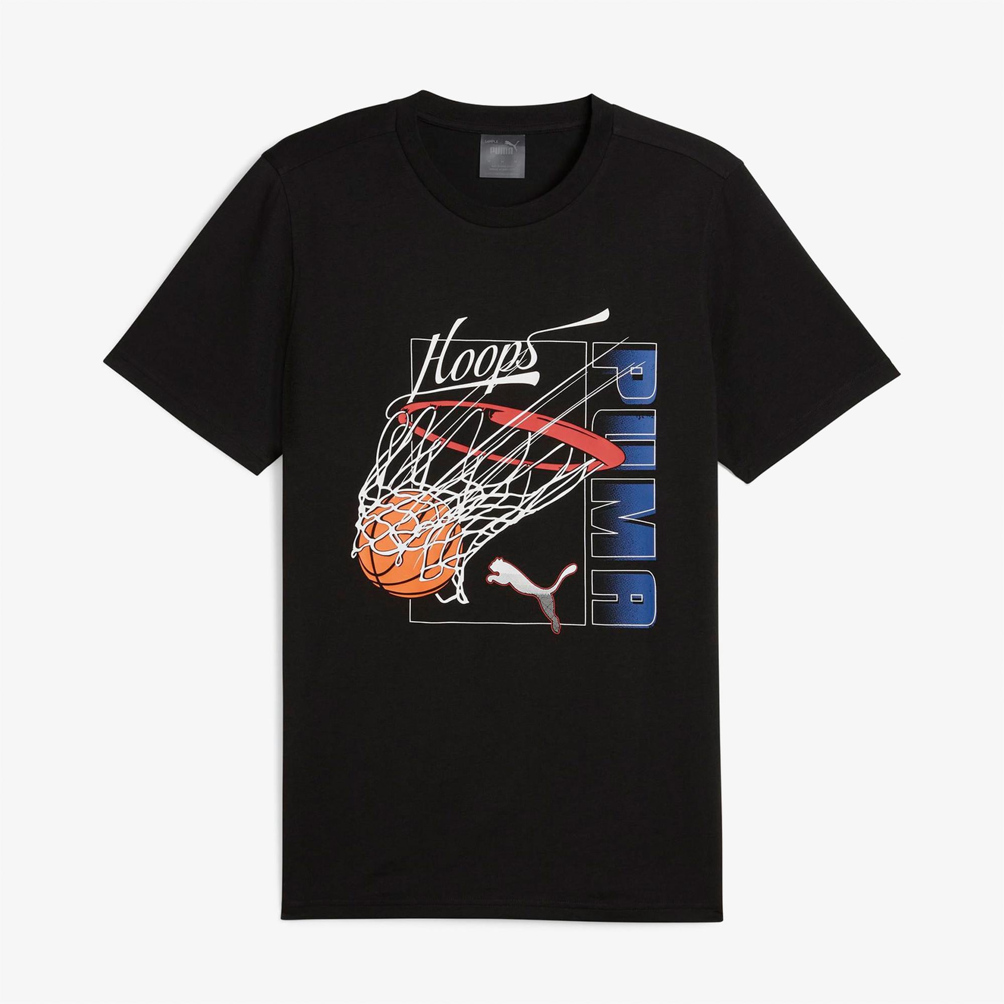 Puma Swished Unisex Siyah Günlük T-Shirt