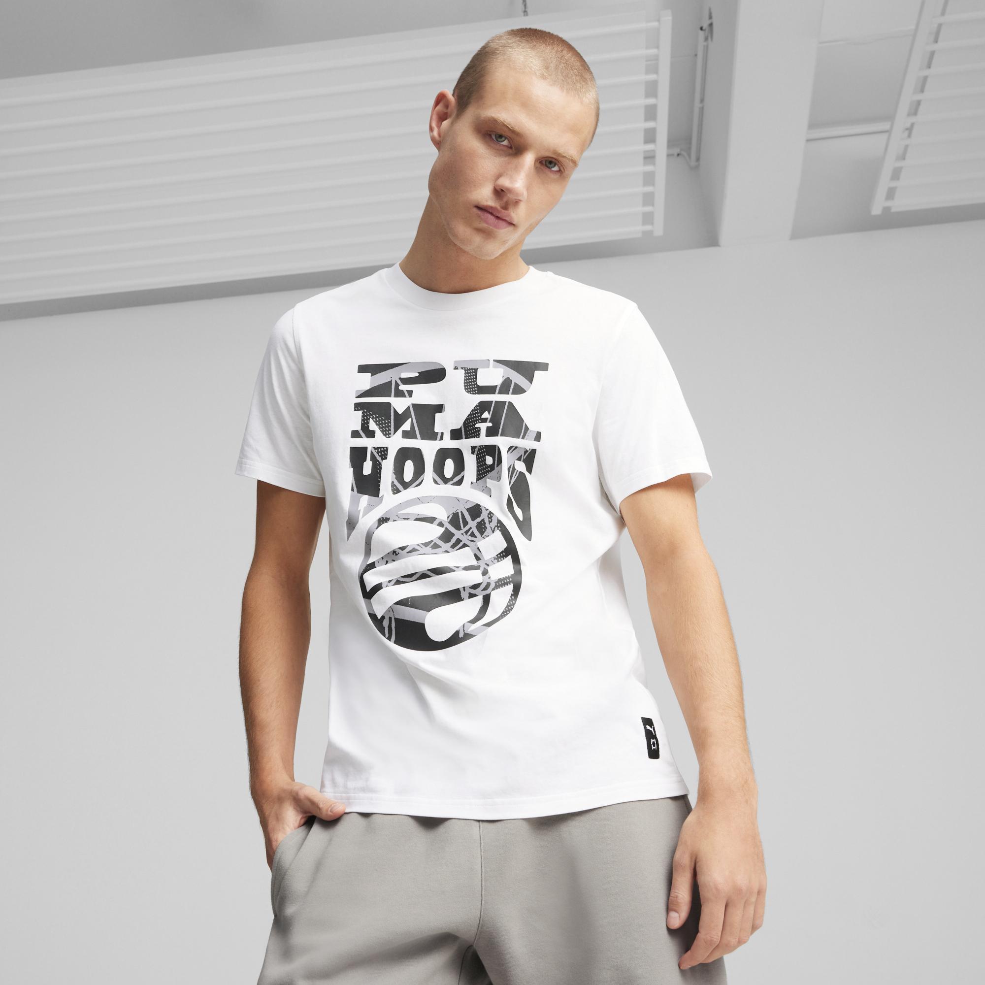 Puma The Hooper 1 Unisex Beyaz T-Shirt