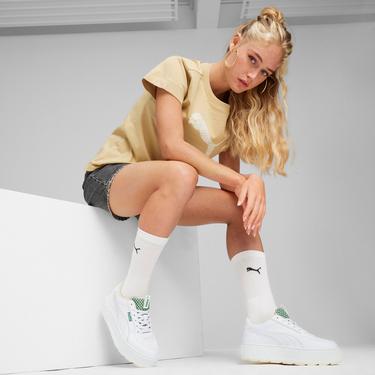  Puma Karmen Rebelle Blossom Kadın Beyaz Günlük Spor Ayakkabı