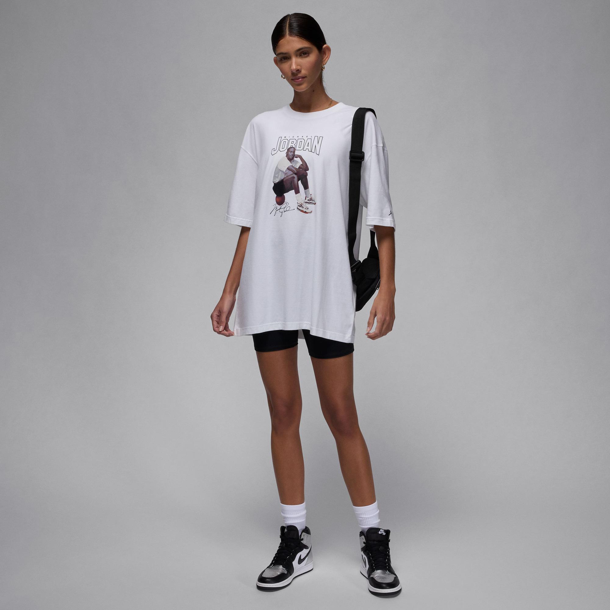 Jordan Kadın Beyaz T-Shirt