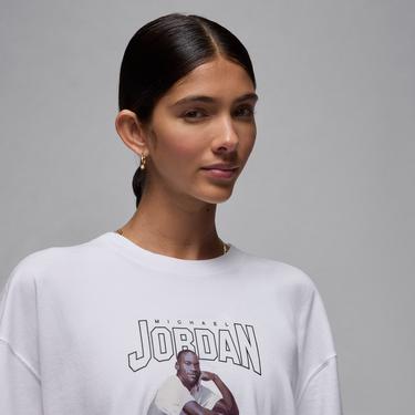  Jordan Kadın Beyaz T-Shirt