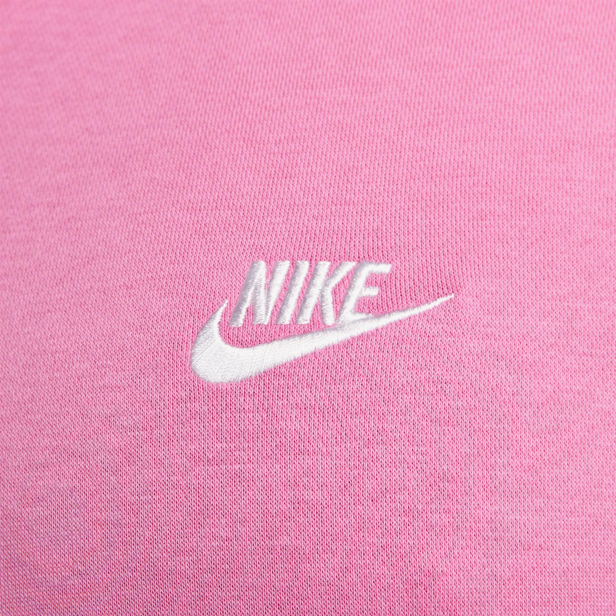 Nike Sportswear Club Fleece Erkek Pembe Hoodie Sweatshirt