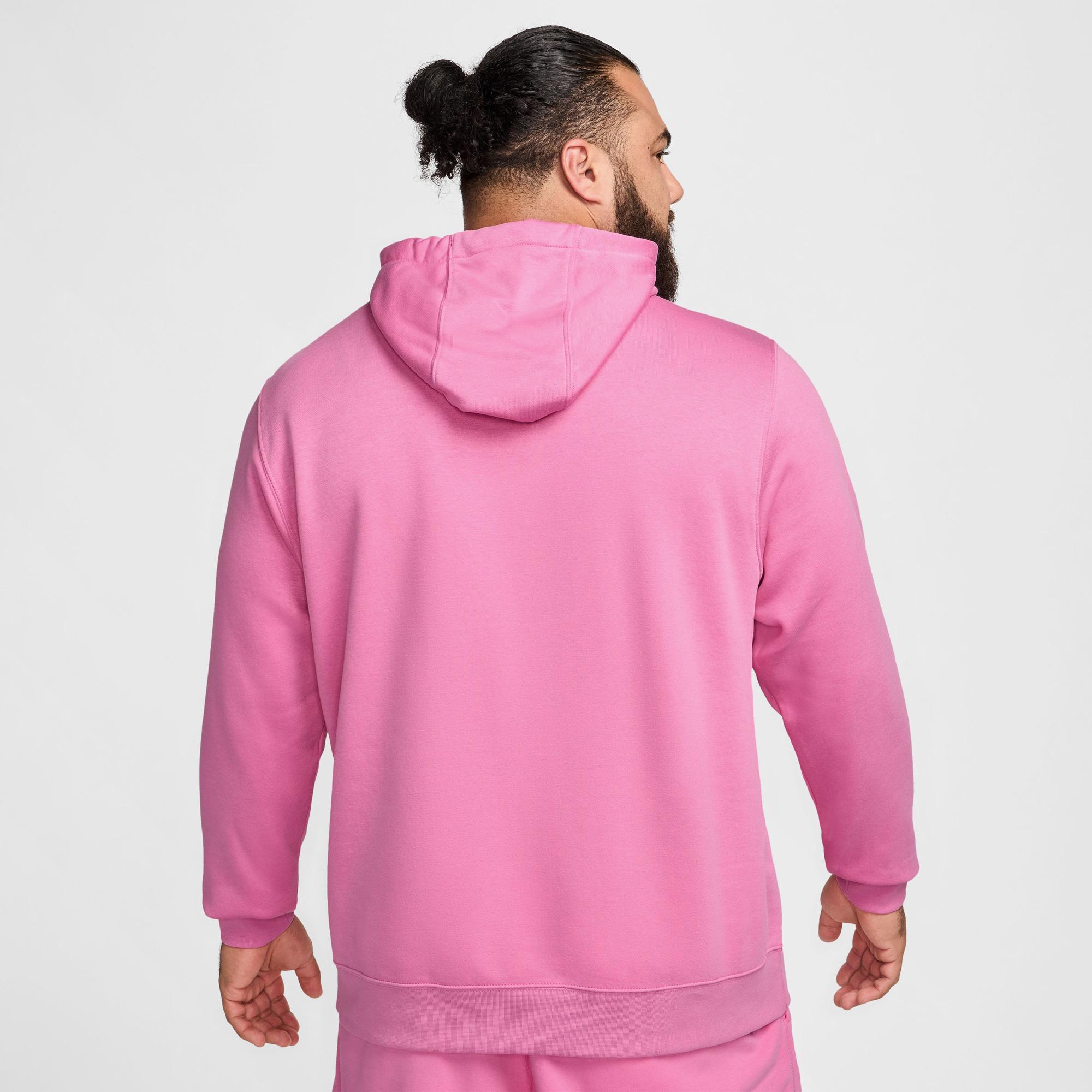 Nike Sportswear Club Fleece Erkek Pembe Hoodie Sweatshirt