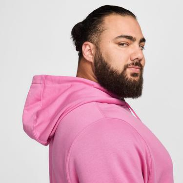  Nike Sportswear Club Fleece Erkek Pembe Hoodie Sweatshirt