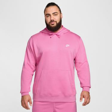  Nike Sportswear Club Fleece Erkek Pembe Hoodie Sweatshirt