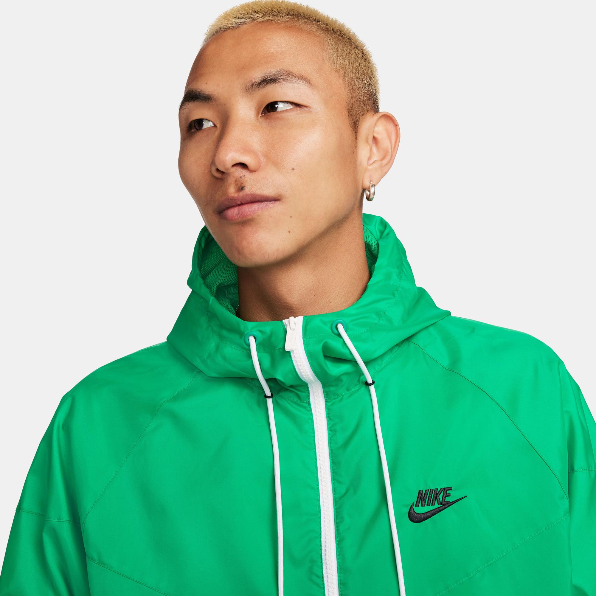 Nike Sportswear Heritage Essentials Windrunner Erkek Yeşil Ceket