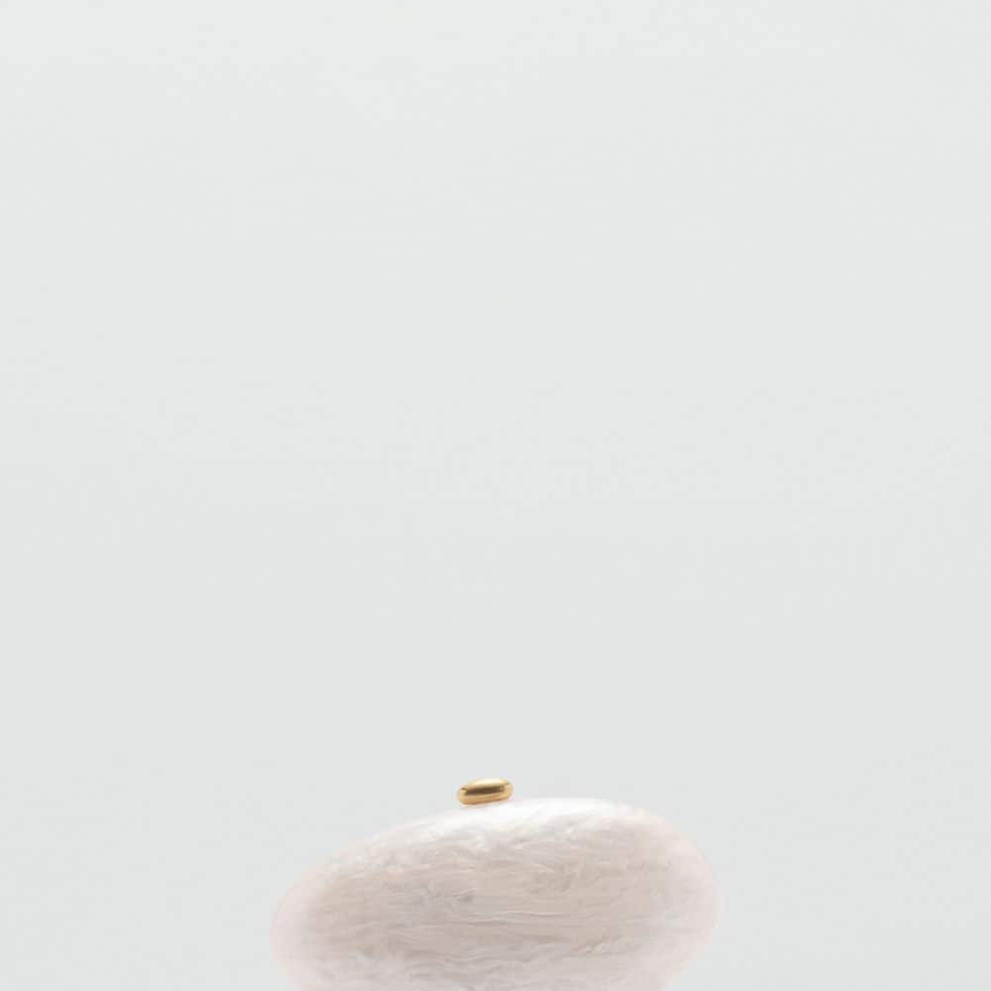 Mango Kadın İnci Görünümlü Clutch Çanta Fildişi Rengi