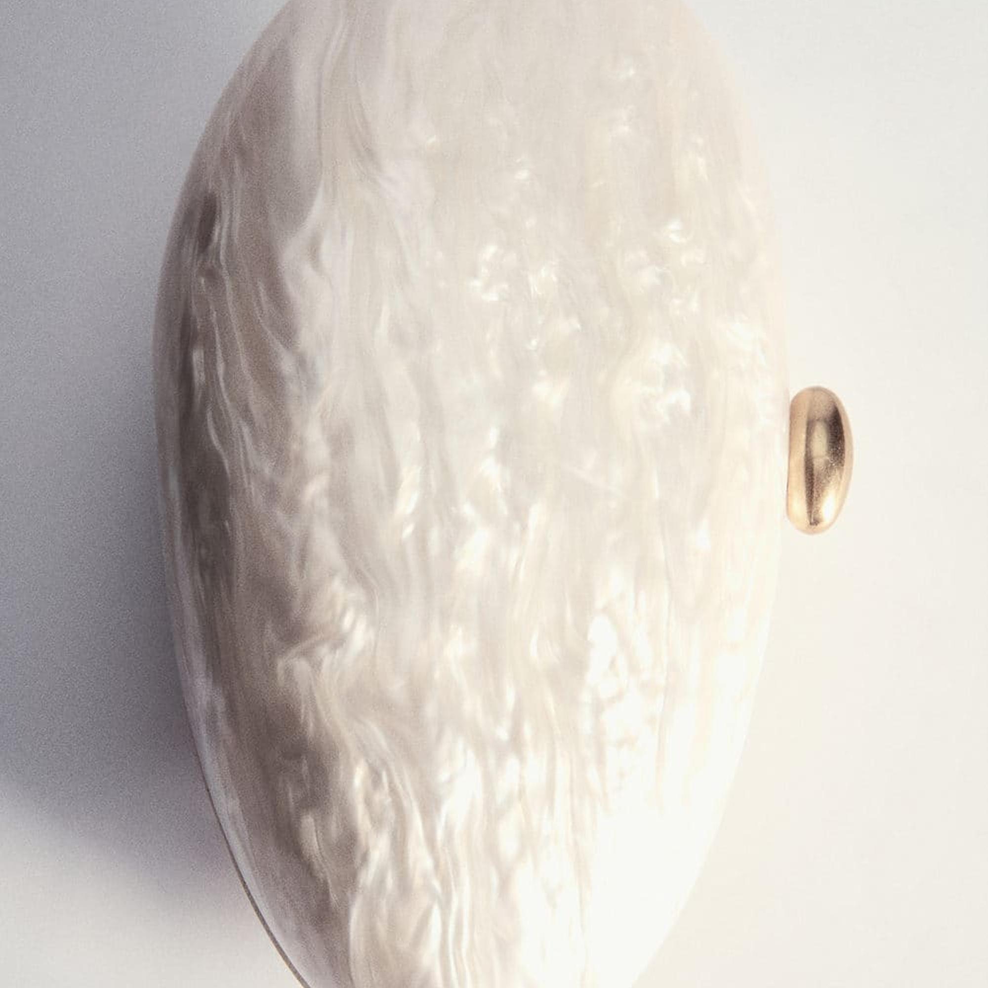 Mango Kadın İnci Görünümlü Clutch Çanta Fildişi Rengi