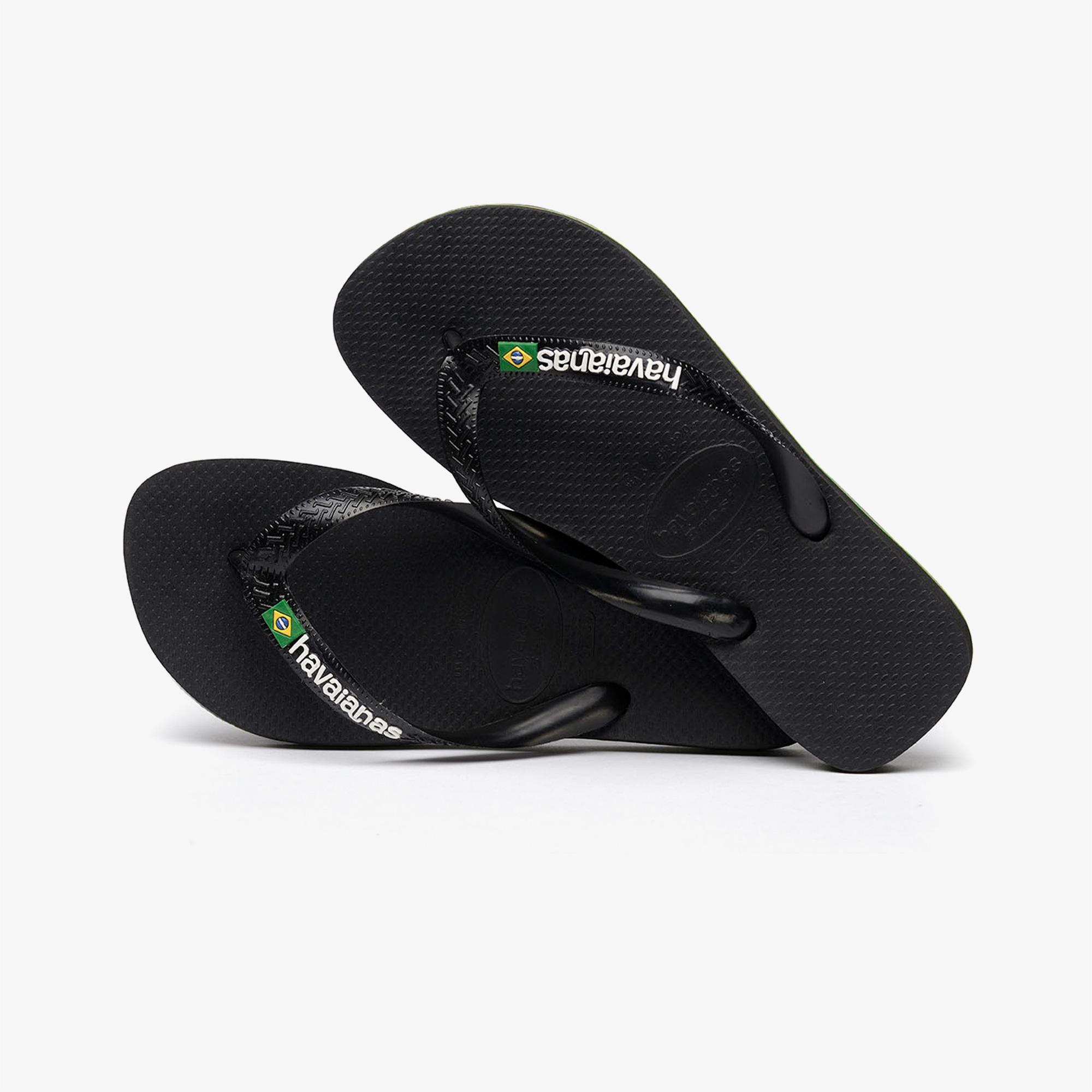 Havaianas Brasil Logo Erkek Siyah Terlik