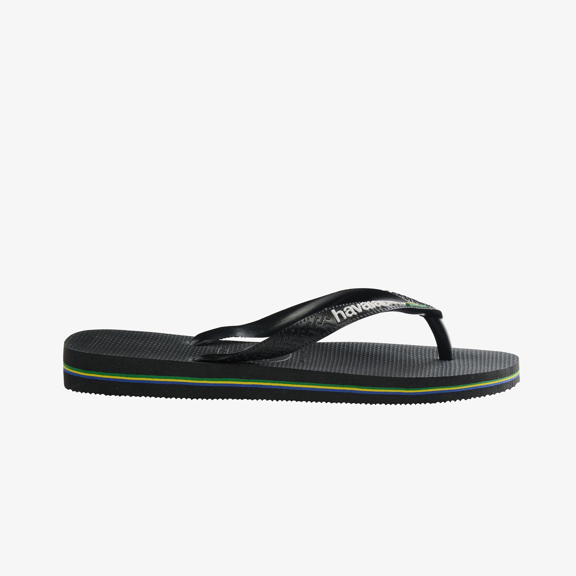 Havaianas Brasil Logo Erkek Siyah Terlik