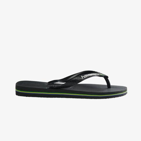  Havaianas Brasil Logo Erkek Siyah Terlik