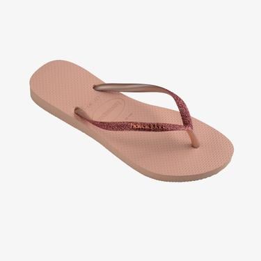  Havaianas Slim Glitter Kadın Pembe Terlik