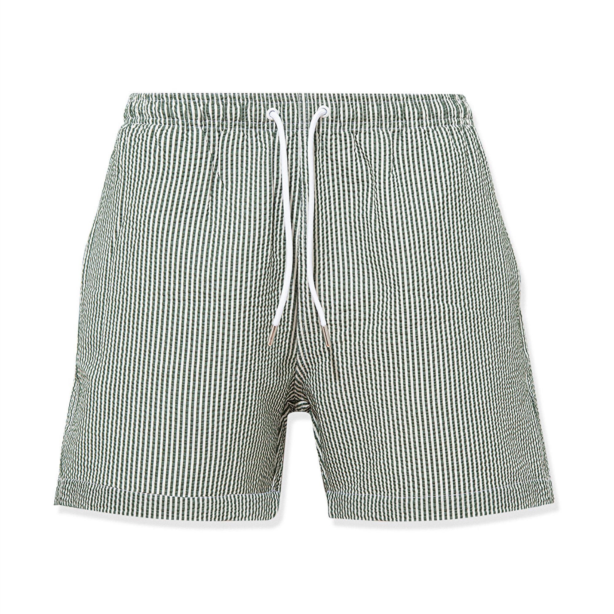 Mavi Gofre Kumaş Yeşil Deniz Şortu 0910235-71883