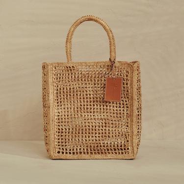  Manebi Net Kadın Krem Rengi El Çantası