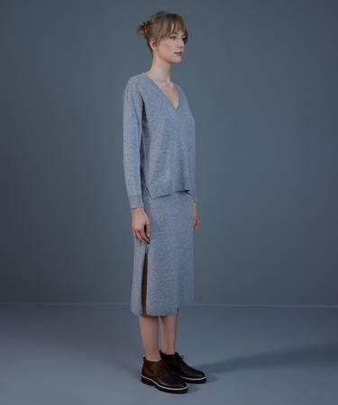  Yırtmaç Detaylı Etek