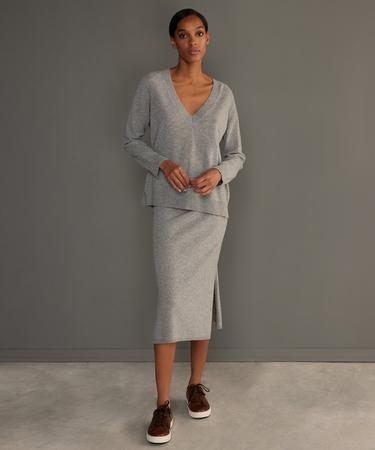  Yırtmaç Detaylı Etek