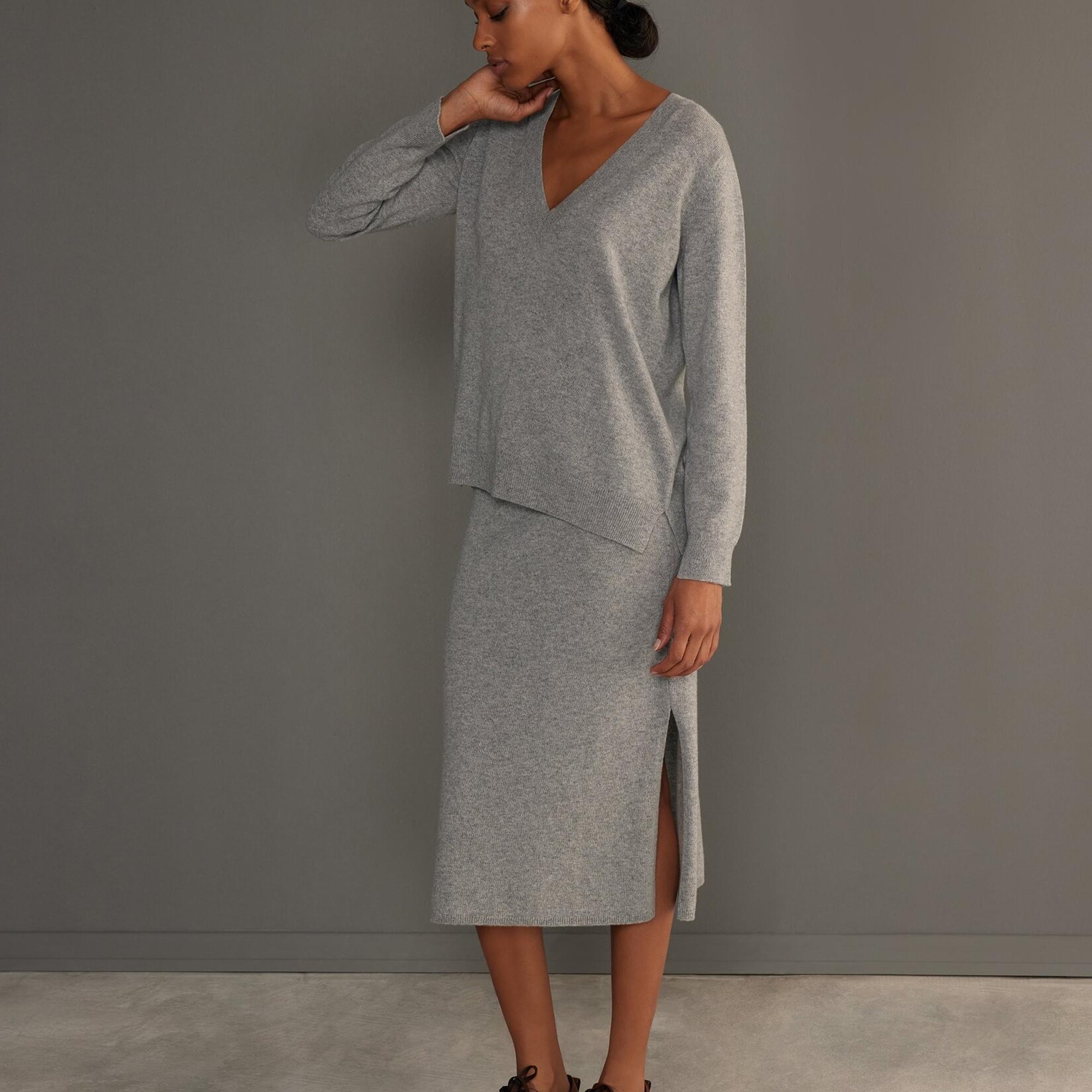 Yırtmaç Detaylı Etek