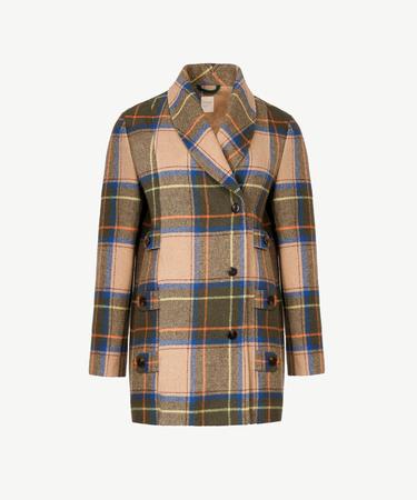  Düğme Detaylı Palto