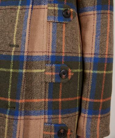  Düğme Detaylı Palto