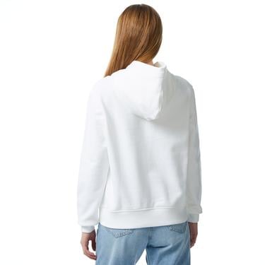  Calvin Klein Jeans Hero Monologo Kadın Beyaz Sweatshirt