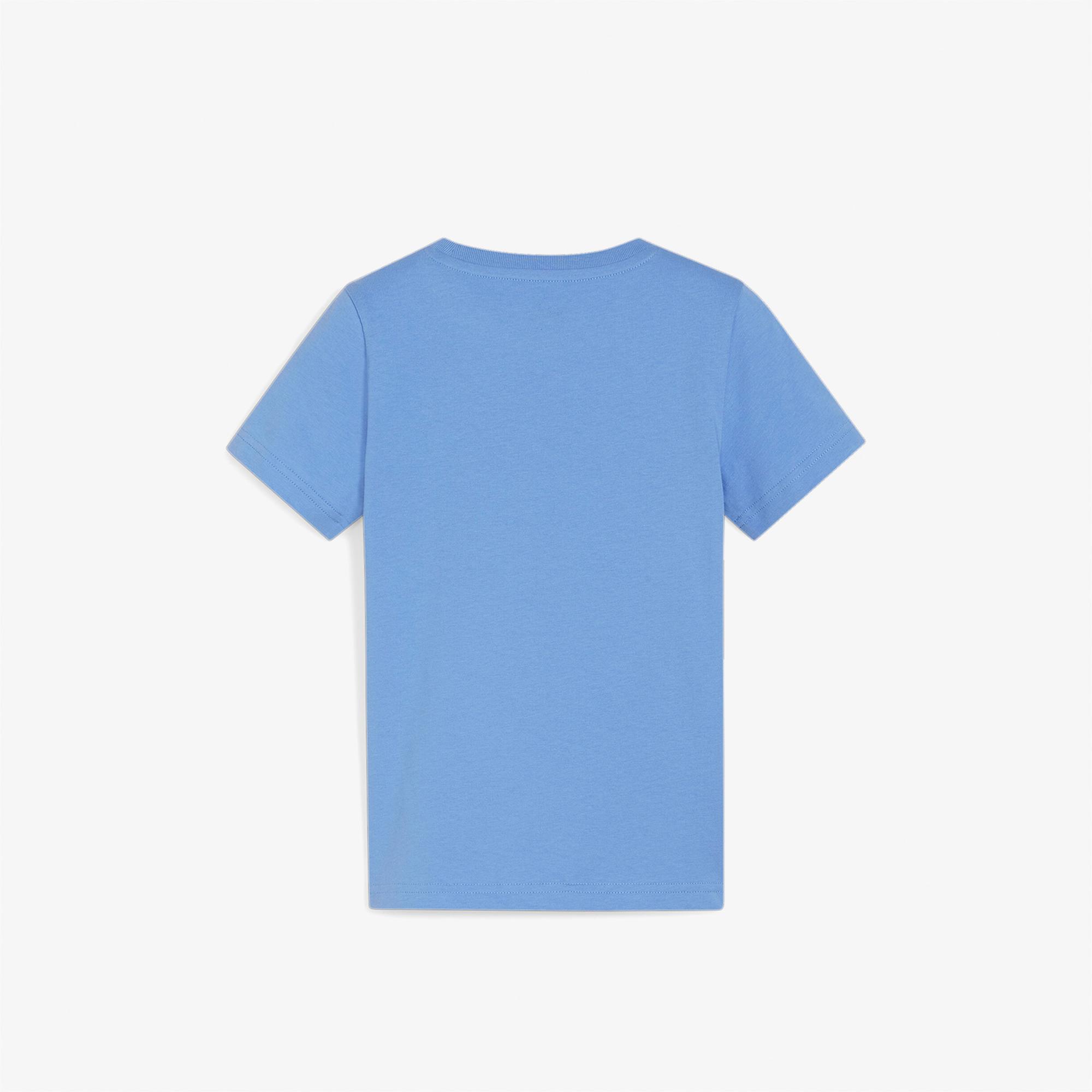 Puma Essential Summer Çocuk Mavi T-Shirt