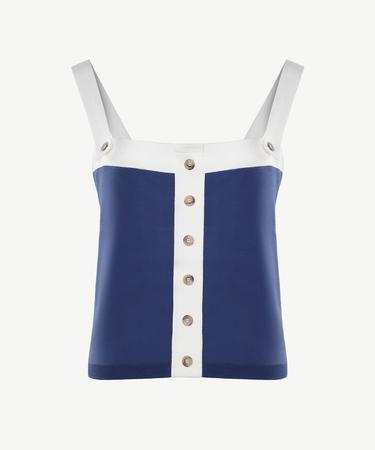  Askılı Triko Blüz