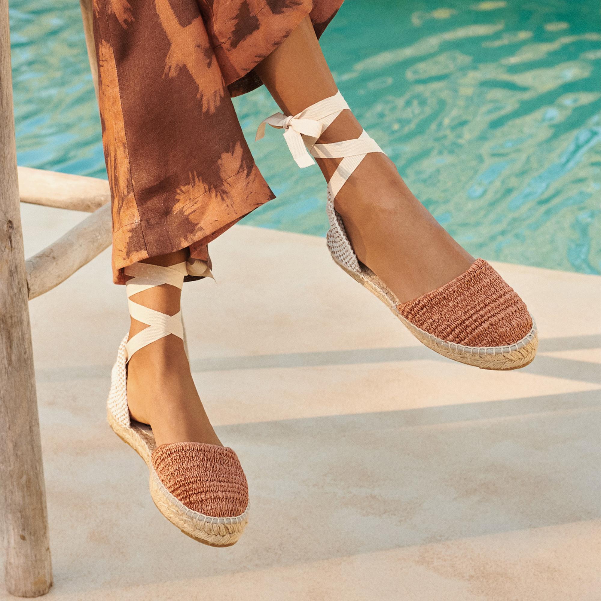 Manebi Yucatan Kadın Turuncu Espadril