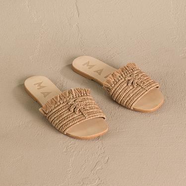  Manebi Kadın Krem Rengi Terlik