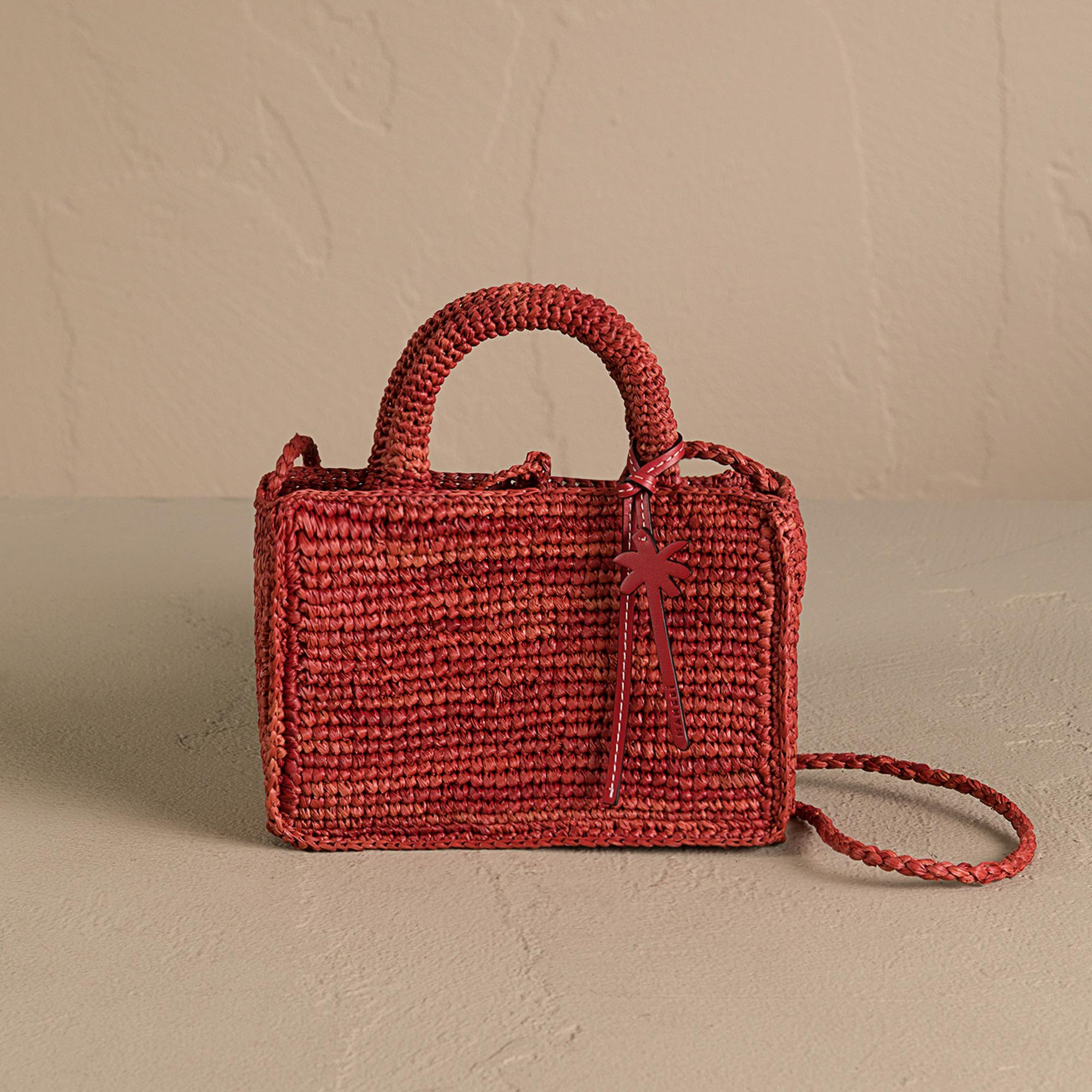 Manebi Sunset Mini Kadın Kırmızı El Çantası