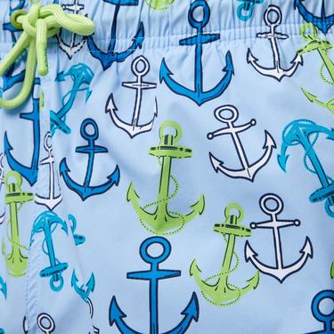  Nautica Erkek Mavi Standart Fit Mayo Şort