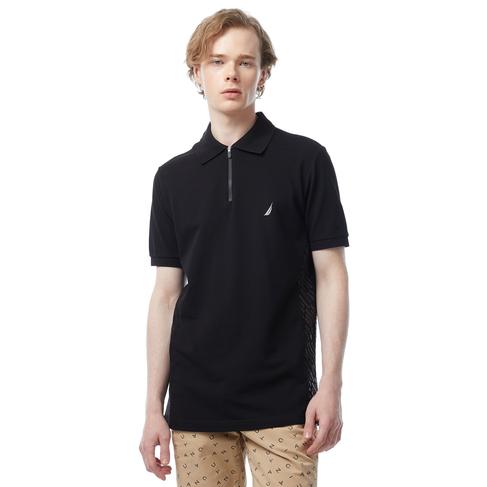  Nautica Erkek Siyah Slim Fit Kısa Kollu Polo
