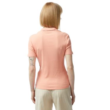  Nautica Kadın Turuncu Slim Fit Kısa Kollu Polo