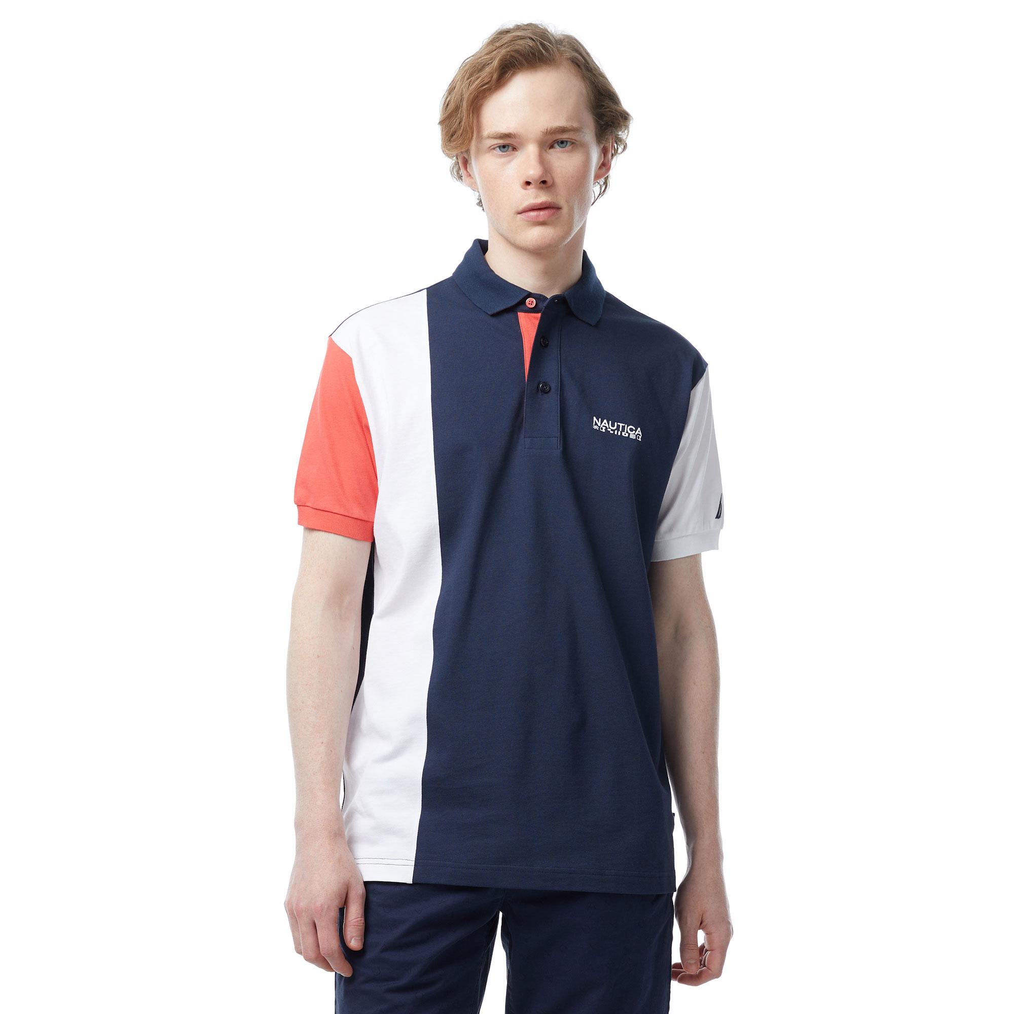 Nautica Erkek Lacivert Classic Fit Kısa Kollu Polo
