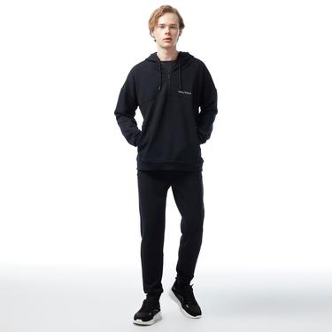  Nautica Erkek Siyah Standart Fit Sweatshirt