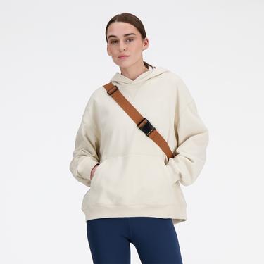  New Balance Athletics Kadın Krem Günlük Sweatshirt