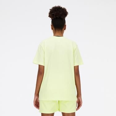  New Balance Athletics Jersey Kadın Sarı T-Shirt