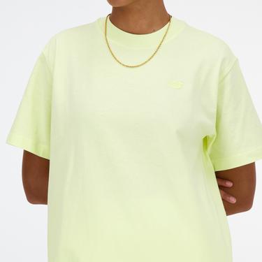  New Balance Athletics Jersey Kadın Sarı T-Shirt