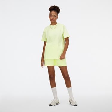  New Balance Athletics Jersey Kadın Sarı T-Shirt